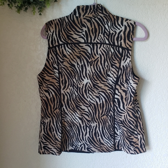 CHICO’S Zynergy Golf Size 0.5 (S/6) Leopard Print Skort Reversible Outfit - Picture 6 of 15